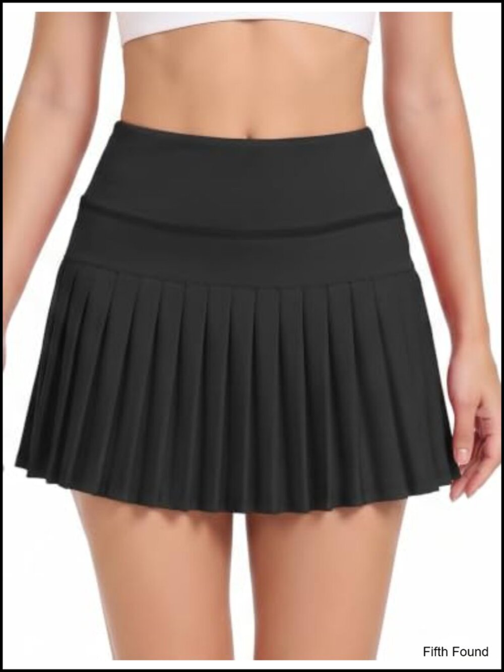 Pleated Tennis Skort High Waisted Mini Skirt with Built-In Shorts Pockets